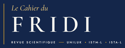 Le Cahier du FRIDI